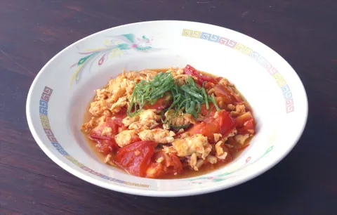 토마토 달걀볶음 완성 요리 참고 사진