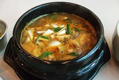 Doenjang jjigae — Korean soybean paste stew