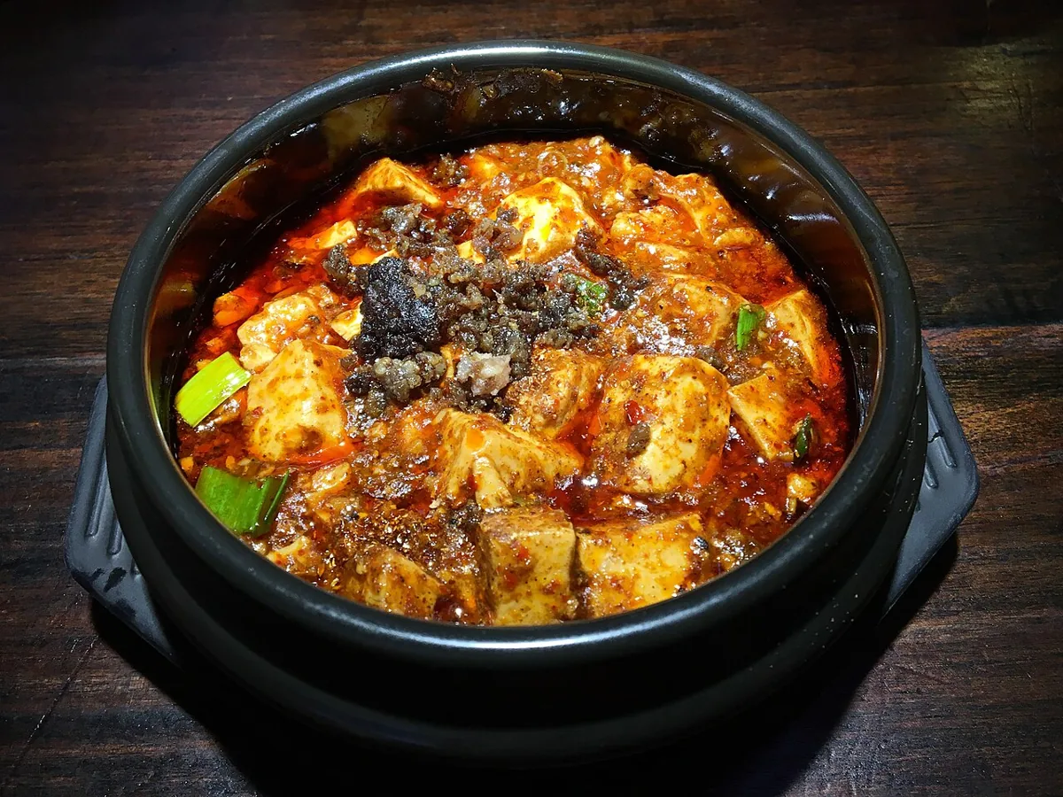 마파두부 완성 요리 참고 사진